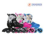 Giày Patin Trẻ Em Flying Eagle S6S 3 Màu Đen/ Hồng/ Xanh - Ảnh 2