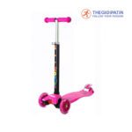 Xe Trượt Scooter 3 Bánh Phát Sáng 690 - K02 3 Màu Cam/ Hồng/ Xanh - Ảnh 4