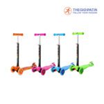 Xe Trượt Scooter 3 Bánh Phát Sáng 690 - K02 3 Màu Cam/ Hồng/ Xanh - Ảnh 2