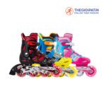 Giày Patin Trẻ Em Cougar 835LSG 3 Màu Đỏ/ Hồng/ Vàng - Ảnh 2