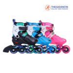 Giày Patin Trẻ Em Flying Eagle K7 3 Màu Đen/ Hồng/ Xanh - Ảnh 2