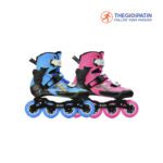 Giày Patin Trẻ Em M Cro Delta X 2 Màu Hồng/ Xanh - Ảnh 2