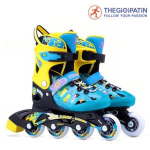 Giày Patin Trẻ Em Cougar 867 3 Màu Vàng/ Xanh/ Hồng