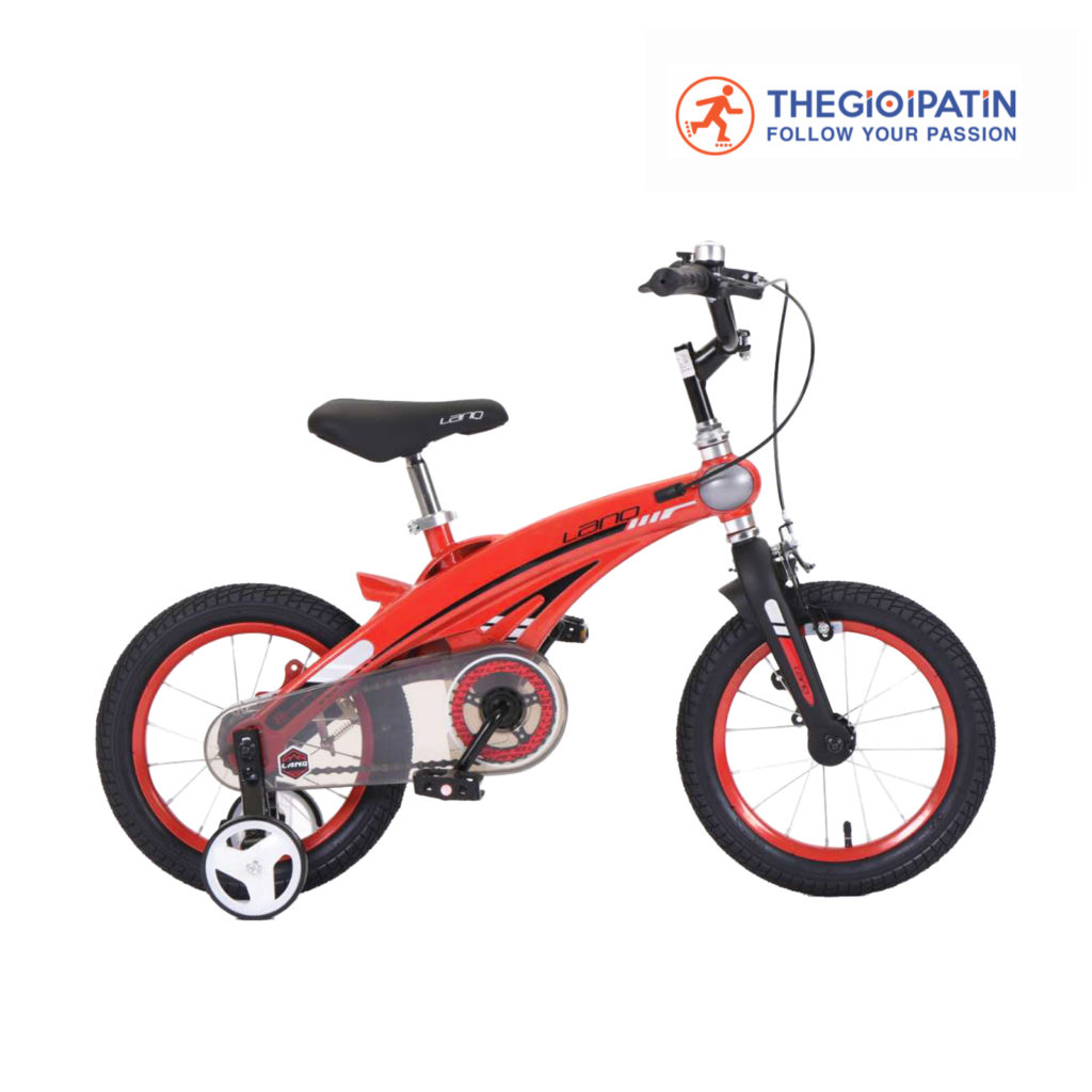 LanQ39 (1) Xe Đạp Trẻ Em LanQ 39 4 Màu Đỏ/ Hồng/ Vàng/ Xanh - Ảnh 1