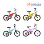 Xe Đạp Trẻ Em LanQ 39 4 Màu Đỏ/ Hồng/ Vàng/ Xanh - Ảnh 2