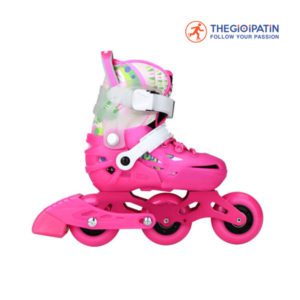 Giày Patin Trẻ Em Flying Eagle S6T 3 Màu Đen/ Hồng/ Xanh