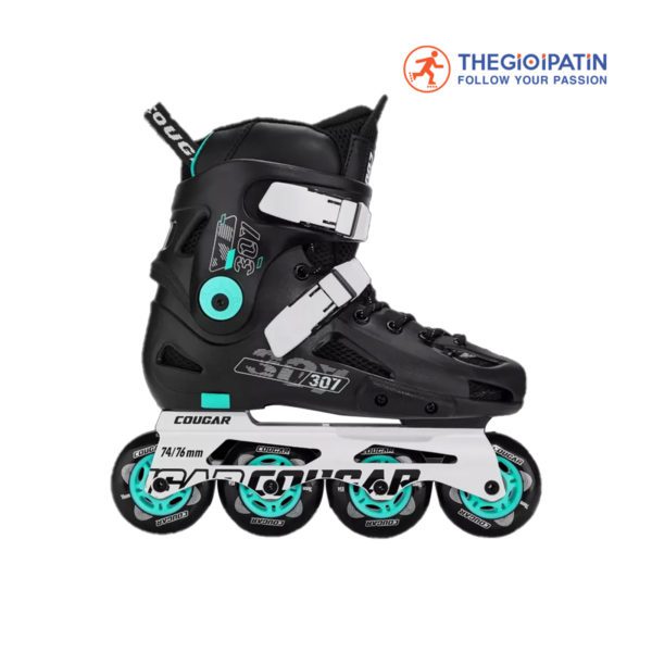 Giày patin người lớn Cougar MZS 307C màu đen phù hợp người mới tập tại Thế Giới Patin