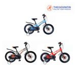 Xe Đạp Trẻ Em LanQ 80 3 Màu Xanh/ Đỏ/ Xám - Ảnh 2