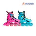 Giày Patin Trẻ Em Cougar MZS 313 2 Màu Xanh/ Hồng - Ảnh 2