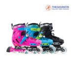 Giày Patin Trẻ Em W198-QS 3 Màu Đen/ Hồng/ Xanh - Ảnh 2