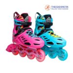 Giày Patin Trẻ Em Cougar MZS 313 2 Màu Xanh/ Hồng - Ảnh 3