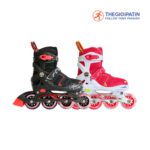 Giày Patin Trẻ Em Cougar 787 2 Màu Đen/ Hồng - Ảnh 2