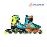 Giày Patin Trẻ Em Cougar 867 2 Màu Vàng/ Xanh - Ảnh 2
