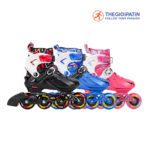 Giày Patin Trẻ Em BKB K8 3 Màu Đen/ Hồng/ Xanh - Ảnh 2