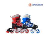 Giày Patin Trẻ Em Lianzhi 8806 Combo 2 Màu Xanh/ Đỏ - Ảnh 2