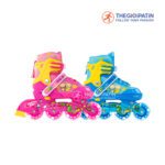 Giày Patin Trẻ Em Oushen 9062 Combo 2 Màu Xanh/ Hồng - Ảnh 2