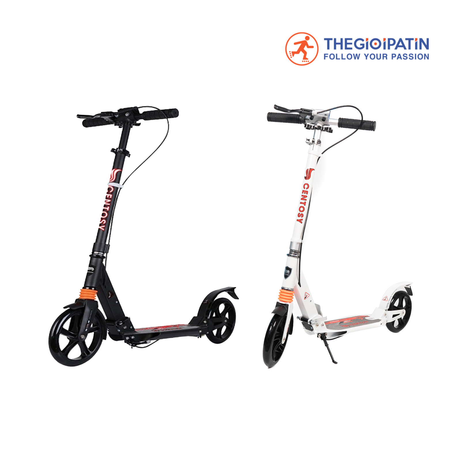 Xe Trượt Scooter Centosy A5S 2 Màu Đen/ Trắng