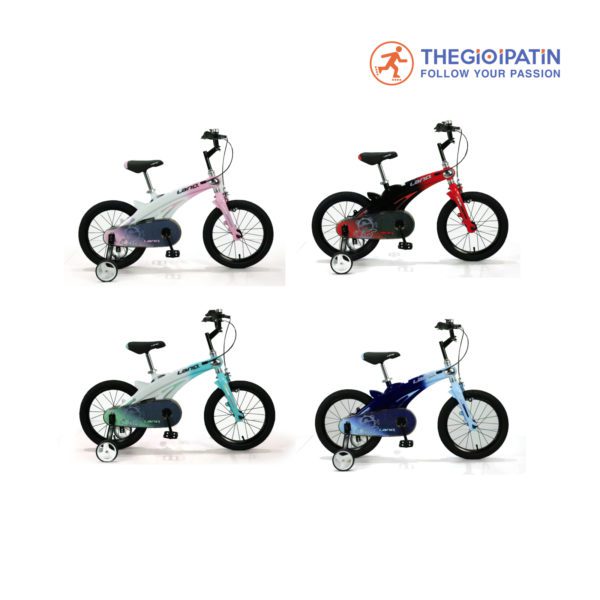 Xe Đạp Trẻ Em LanQ 39 New 4 Màu Đỏ/ Hồng/ Xanh dương/ Xanh trắng