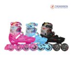 Giày Patin Trẻ Em  BKB K9 3 Màu Đen/ Hồng/ Xanh - Ảnh 2
