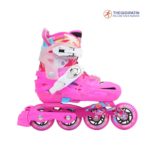 Giày Patin Trẻ Em Flying Eagle S6C 3 Màu Đen/ Hồng/ Xanh