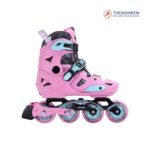 Giày patin trẻ em Nasus N9 2 màu xanh hồng - Ảnh 3