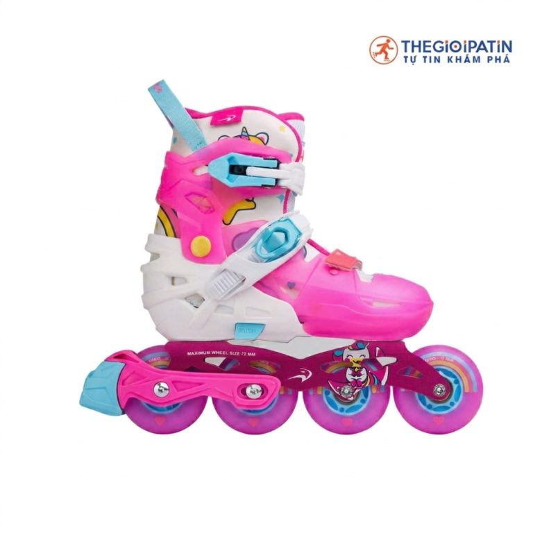 Giày patin trẻ em Flying Eagle L6S màu hồng chính hãng tại Thế Giới Patin