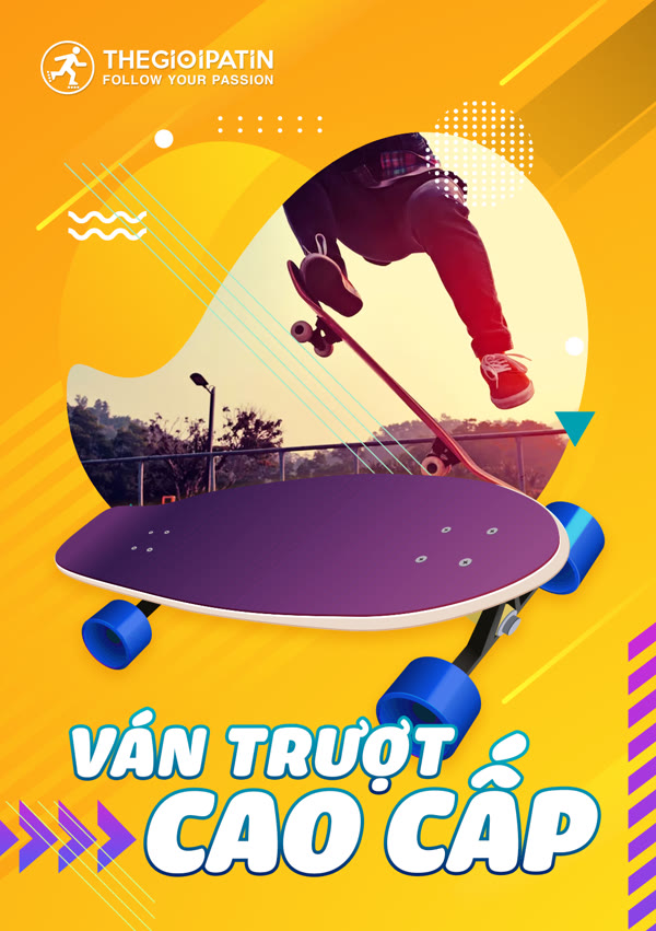 Ván trượt skateboard tại Thế Giới Patin